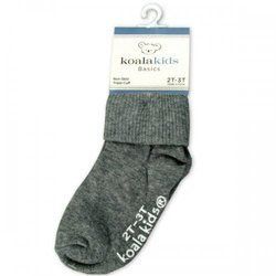 Koala Kids Basic Grey Baby Socks 2 3 Years Of Age (pack of 24)
