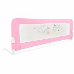 69" Breathable Baby Toddlers Bed Rail Guard Safety Swing Down