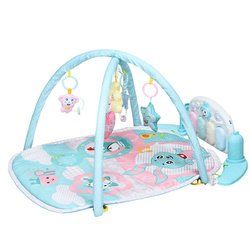 Newborn Infant Play Gym Mat w/ Play Piano Toys