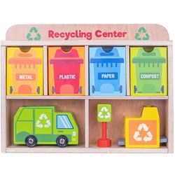 Reduce and Reuse Recycling Center Playset