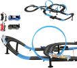 Bosonshop High-Speed Electric Powered Super Loop Speedway Slot Car Track Set with Two Cars for Dual Racing for Kids and Adult (28 ft)