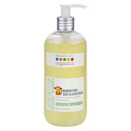 Nature's Baby Organics Shampoo and Body Wash - Coconut Pienapple - 16 oz