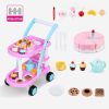 Uenjoy Play Birthday Cake Pretend Play Food Sets for Kids, Candles Fruit Dessert with Music & Light for Boy and Girls, 56-pc Accessories--YS