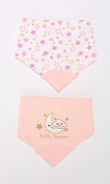 "Little Dreamer" Pink and White Baby Teether Gift Set