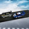Bosonshop High-Speed Electric Powered Super Loop Speedway Slot Car Track Set with Two Cars for Dual Racing for Kids and Adult (28 ft)