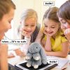 Talking Bunny Toys for Kids, Repeats What You Say, Interactive Stuffed Plush Animal Talking Toy, Singing, Dancing and Shaking for Girls Boys