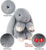 Talking Bunny Toys for Kids, Repeats What You Say, Interactive Stuffed Plush Animal Talking Toy, Singing, Dancing and Shaking for Girls Boys