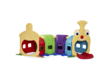 Smiley little genius train tunnel