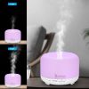 Zokop 2289Ryk 450ml Aroma Diffuser Plastic with White Remote Control and Colorful Light White RT