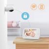360Â° PTZ Remote 1080P 5"LCD Screen Video Baby Monitor With Night Vision