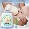 Eccomum Baby Bottle Warmer Fast Milk Warmer with LCD Display and Timer