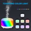Zokop 2289Ryk 450ml Aroma Diffuser Plastic with White Remote Control and Colorful Light White RT