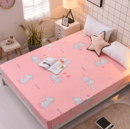 Baby diaper pad baby large oversized waterproof of washable children''s cotton bed sheet adult mattress four seasons (style: Sheets, Color-Size: Naughty-150x200cm)