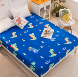 Baby diaper pad baby large oversized waterproof of washable children''s cotton bed sheet adult mattress four seasons (style: Mattress, Color-Size: Dinosaur-180x200cm)