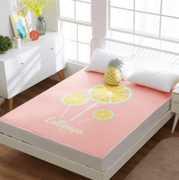 Baby diaper pad baby large oversized waterproof of washable children''s cotton bed sheet adult mattress four seasons (style: Sheets, Color-Size: Lollipop-120x200cm,)