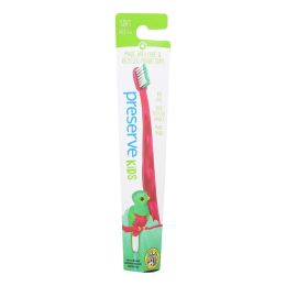 Preserve Kids' Toothbrush- 6 Pack - Assorted Colors (SKU: 256891)