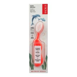 Radius - Kidz Toothbrush (Soft Bristles) - 1 Toothbrush - Case of 6 (SKU: 897439)