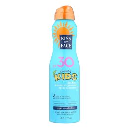 Kiss My Face Sunscreen - Mineral - Continuous Spray - Kids Defense - SPF 30 - 6 oz (SKU: 1625672)