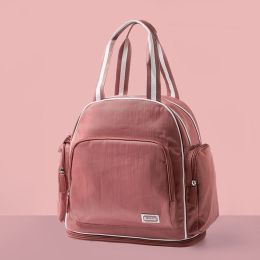 Sunveno Fashion Baby Bag Brand Stroller Bag Maternity Diaper Bag Large Capacity Travel Backpack For Mommy Bolsa Maternidade (Color: Pink)