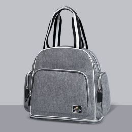 Sunveno Fashion Baby Bag Brand Stroller Bag Maternity Diaper Bag Large Capacity Travel Backpack For Mommy Bolsa Maternidade (Color: GRAY)