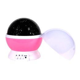 LED Star Sky Projector Night Light Kids Rotating Starry Night Lamp USB Sleep Light Xmas Gift (Color: Blue)
