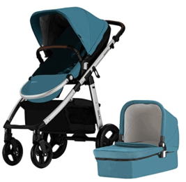 S001  2022 New Multifunctional  baby Stroller (Color: bule)
