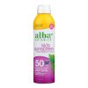Alba Botanica Sunscreen - Very Emollient - Clear Spray SPF 50 - Active Kids - 6 oz