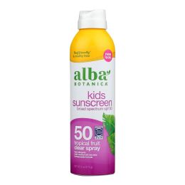Alba Botanica Sunscreen - Very Emollient - Clear Spray SPF 50 - Active Kids - 6 oz (SKU: 1629310)