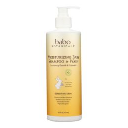 Babo Botanicals - Baby Shampoo and Wash - Moisturizing - Oatmilk - 16 oz (SKU: 1632280)