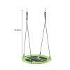 (Do Not Sell on Ebay) 40" Kids Outdoor Round Net Hanging Rope Nest Tree Swing Children Patio Toys RT