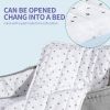 SUNVENO Baby Portable Bed Bag Foldable Newborn Travel Crib Carry-on Nest Bed Diaper Bag Bed for Baby 0-6M