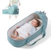 SUNVENO Baby Bed & Baby Lounger, Moses Basket Bassinet Bedside Sleeper Newborn Infant Travel Bed Carrycot for 0-12 Months