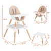 Free shipping Children's High Dining Chair Detachable Two-In-One Table And Chair  YJ