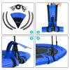 (Do Not Sell on Ebay) 40" Kids Outdoor Round Net Hanging Rope Nest Tree Swing Children Patio Toys RT