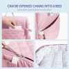 SUNVENO Baby Portable Bed Bag Foldable Newborn Travel Crib Carry-on Nest Bed Diaper Bag Bed for Baby 0-6M